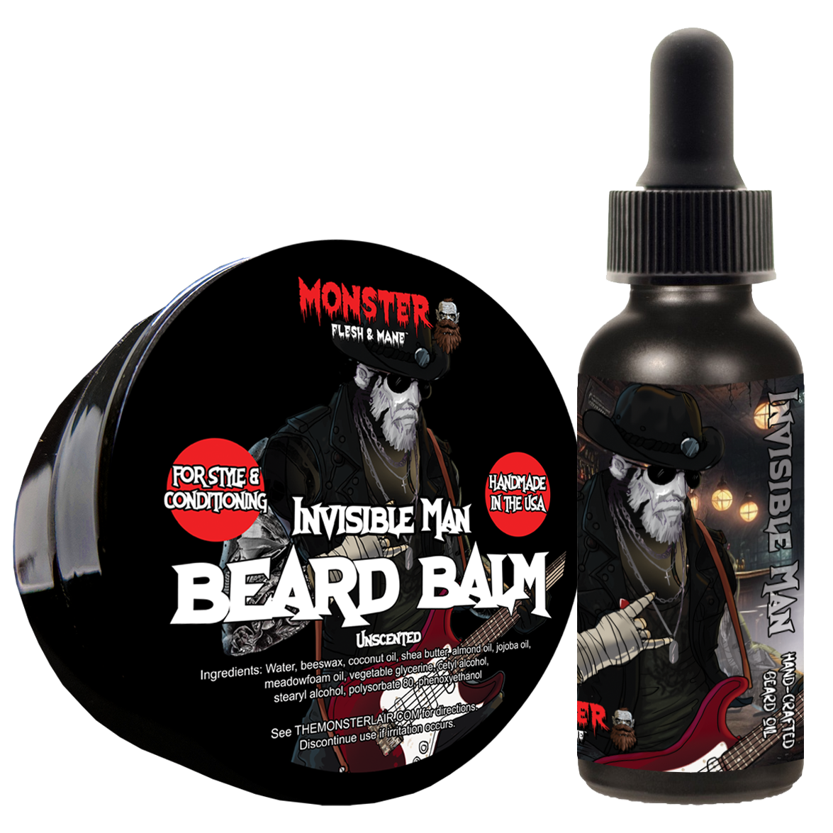 Beard Oil & Beard Balm Combo Set