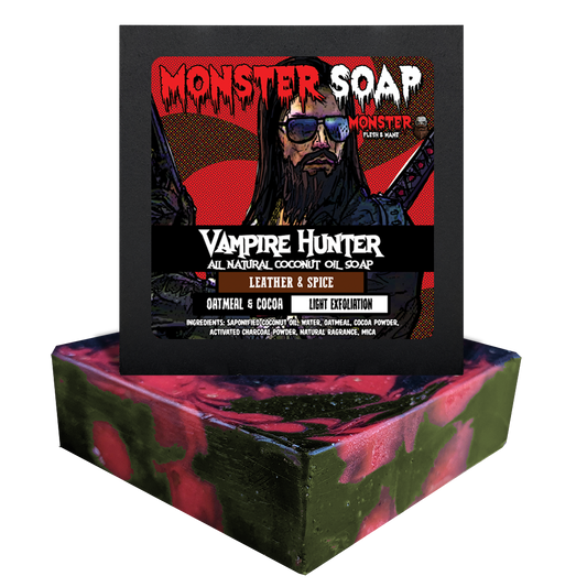 Vampire Hunter Monster Soap - Leather Spice